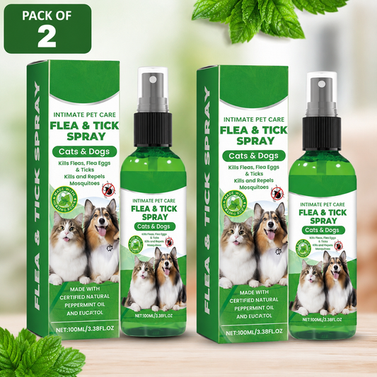 Flea and Tick Spray for Dogs, Flea and Tick Prevention (Buy 1 Get 1 Free)