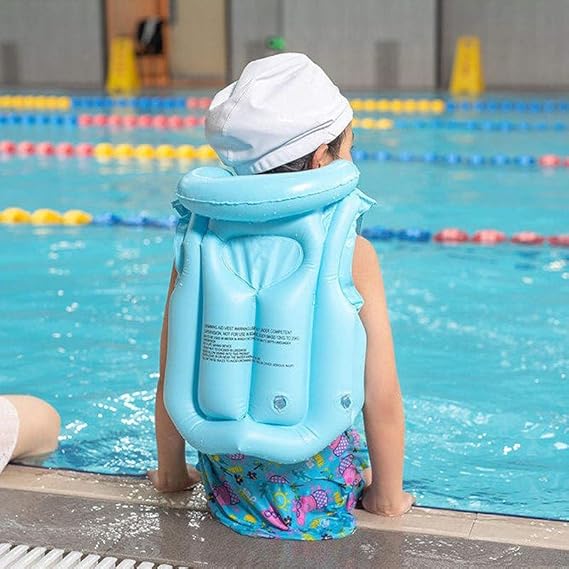 Kids Inflatable Swimming Vest (3-6 Years) – Triple Air Safety, Comfy Fit & Secure Buckles