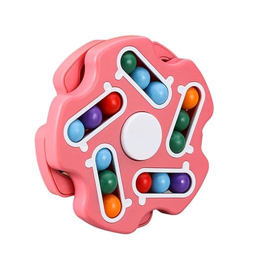 Fidget Toy Rotating Magic Bean Cube Spinner