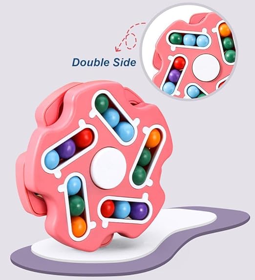 Fidget Toy Rotating Magic Bean Cube Spinner