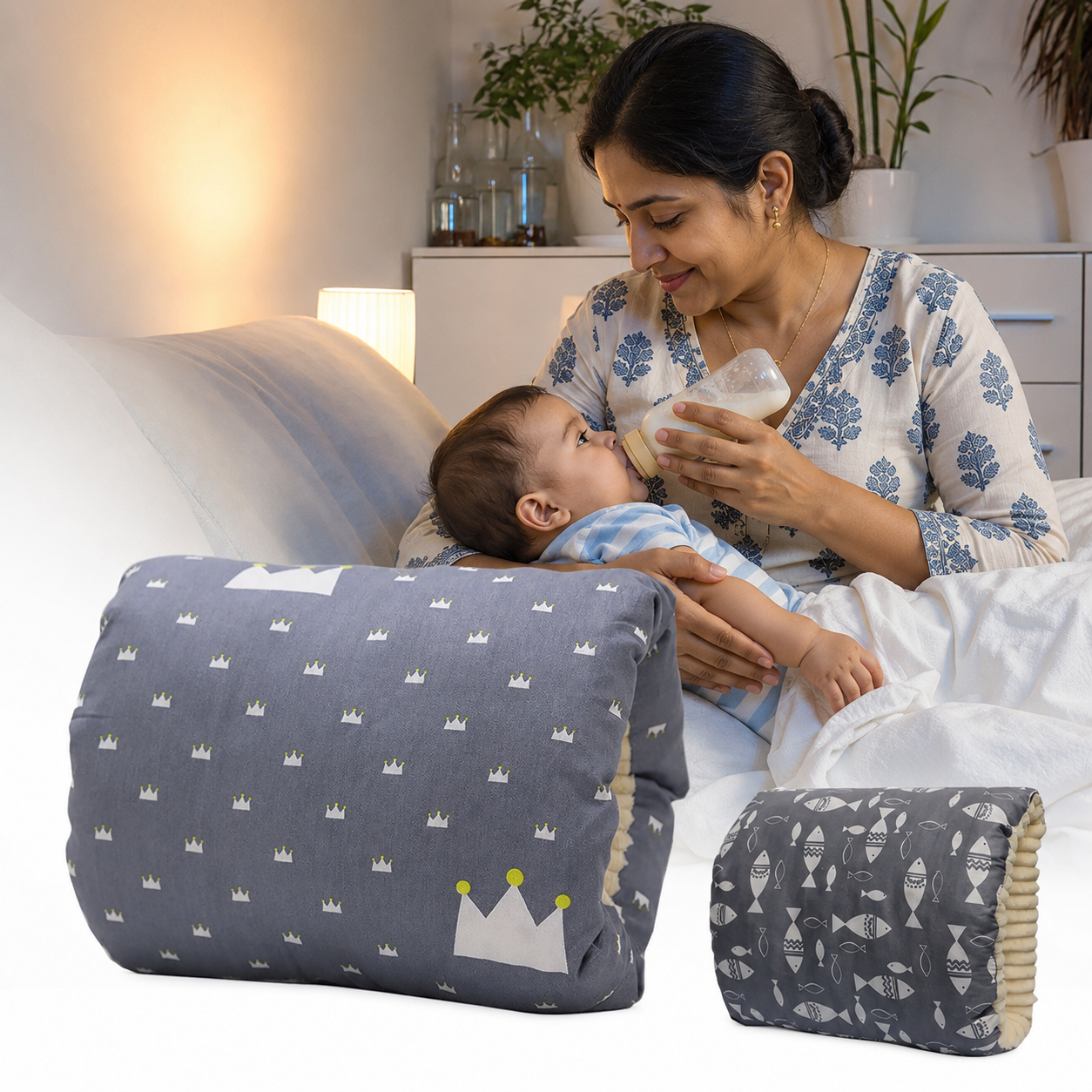 Cozy Cradle Baby Feeding Pillow